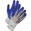 Cut-Resistant Coated Gloves, Cut Level A9 ,Dipped ,Nitrile ,Sandy ,S 1 PR