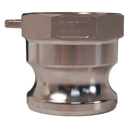 Cam and Groove Adapter,2-1/2",316 SS
