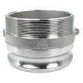 Cam and Groove Adapter, Threaded, SS