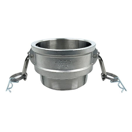 CamandGrooveCoupling,Threaded,SS,Nitrile