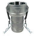 CamGrooveCouplng,Hose Shank,SS,Nitrile