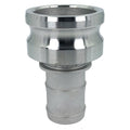 Cam and Groove Adapter, 3", 316 SS, For Hose I.D.: 2 in