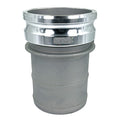 Cam and Groove Adapter, Hose Shank, Alum