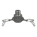 Cam and Groove Coupling, 3/4", Aluminum, Connection Type: NPT