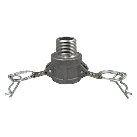 Cam and Groove Coupling, 3/4", Aluminum, Connection Type: NPT