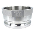 Cam and Groove Adapter, Threaded, SS
