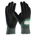 Cut-Resistant Gloves, Cut Level A2 ,Double Dipped ,Foam Nitrile ,Dotted ,2XL 12 PK