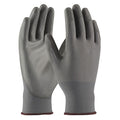 Coated Gloves, Polyurethane, Smooth, Palm, 2 Abrasion Level, Gray, M (8) 12 PK