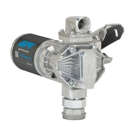 Fuel Transfer Pump, 12V DC, 20 gpm Max. Flow Rate , 3/8 HP, Cast Aluminum, 1 in NPT Inlet
