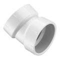 PVC Elbow, 22-1/2 Degrees, Socket, 6 in Pipe Size