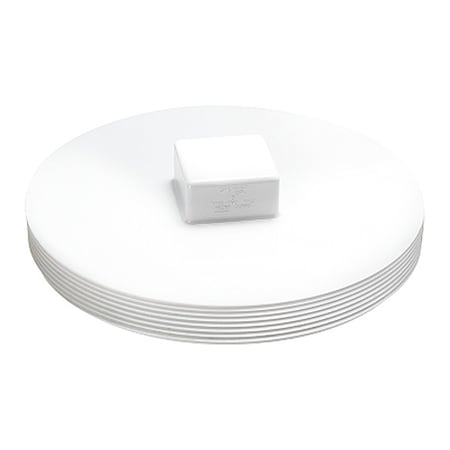 PVC Plug, Spigot, 3 in Pipe Size