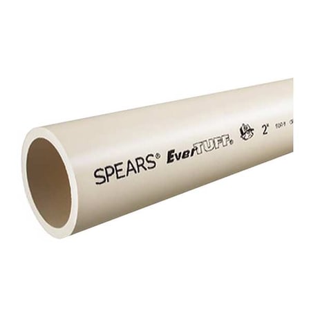 Pipe, CPVC, Yellow, 1/2 in Unthreaded
