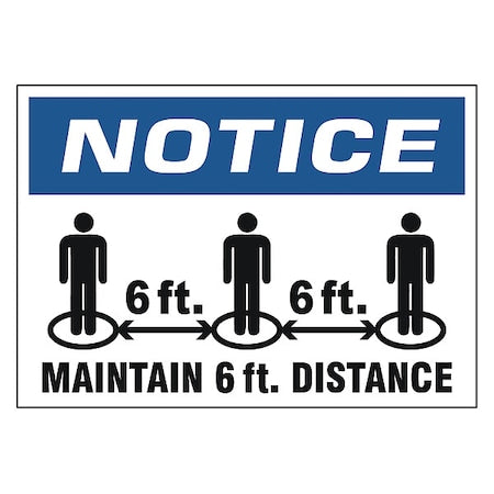 Adhesive Safety Sign, N501-710-V