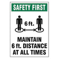 Adhesive Safety Sign, S503-107-V