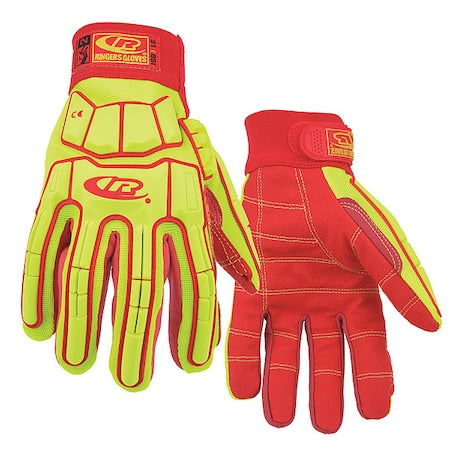 Cut Resistant Glove,Yellow/Red,3XL,PR