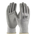 Cut Resistant Coated Gloves, Cut Level A3 ,Dipped ,Polyurethane ,Smooth ,XS 12 PK