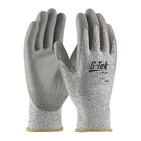 Cut Resistant Coated Gloves, Cut Level A3 ,Dipped ,Polyurethane ,Smooth ,XS 12 PK