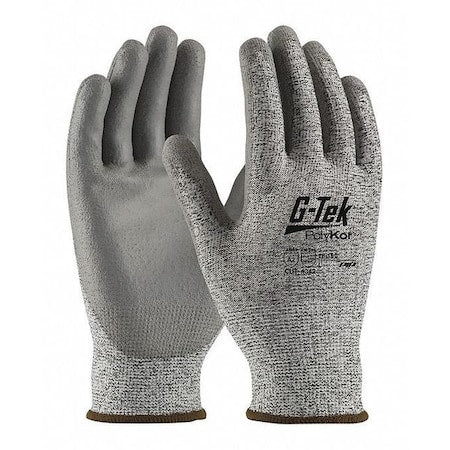 Cut-Resistant Coated Gloves, Cut Level A2 ,Dipped ,Polyurethane ,Smooth ,3XL 12 PK