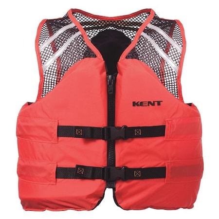 Life Jacket,L,15.5lb,Foam,Orange