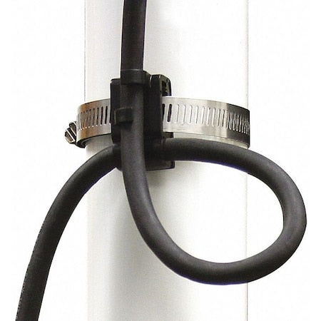Cable Clamp,12 Gauge,ABS Plastic/SS