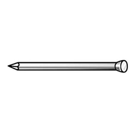 Finish Nail,8d x 2 1/2 In L,PK190