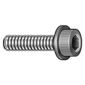 M5-0.80 Socket Head Cap Screw, Socket Flanged, Black Oxide Steel, 10 mm Length, 25 PK