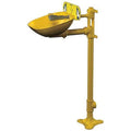 Plumbed Eyewash, Floor Mount, Plumbed, 41 1/2 in H., 15 1/2 in W