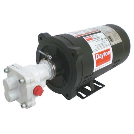 RotaryGearPump,CI,1/2"InletDia,1/3hp