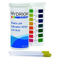 Plastic pH Indicator Strips, Spectral, Range 0 to 14 pH, Test Strips 2 3/4 in L x 1/4 in W, PK100