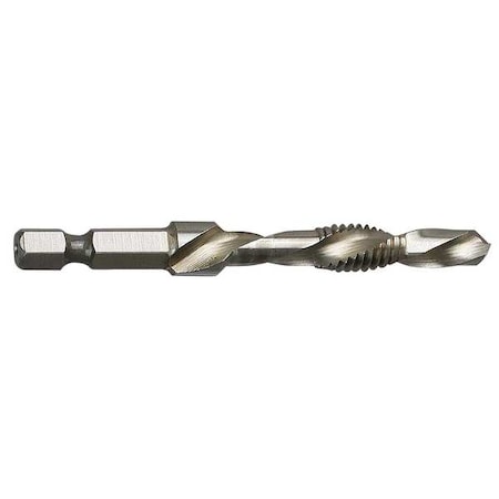 Drill,Tap,Countersink,3-1/4in,5/16"-18