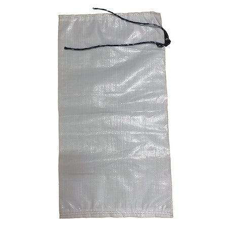 White Sand Bag, Polypropylene, Weight Capacity 40 lb, 26 in L, 14 in W, PK100