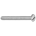 M3-0.50 x 4 mm Slotted Pan Machine Screw, Zinc Plated Steel, 100 PK