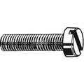 M6-1.00 x 20 mm Slotted Cheese Machine Screw, Zinc Plated Steel, 100 PK