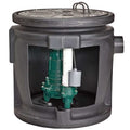 24" x 24" Sewage System, 1/2HP, Piggy-Back Switch, 115V