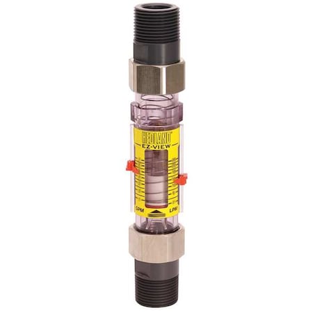 Flowmeter, 1 MNPT, 3-18 GPM