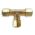 3/8" Compression-Align Brass Union Tee 25PK