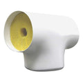 3" Fiberglass Tee Pipe Fitting Insulation, 1-1/2" Wall
