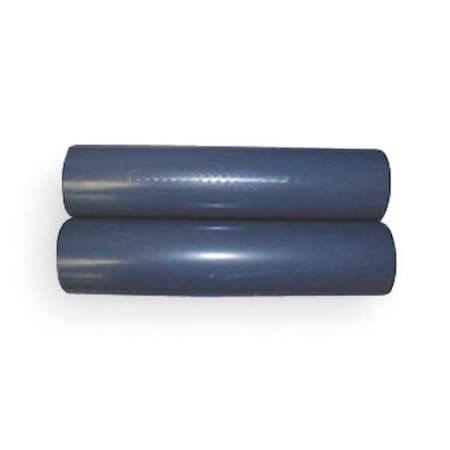 PVC Pipe, 1 in Nominal Pipe Size, Gray, 10 ft Overall Length, Unthreaded, Schedule 80