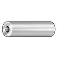 Spacer, #8 Screw Size, Plain Aluminum, 5/8 in Overall Lg, 0.166 in Inside Dia, 10 PK