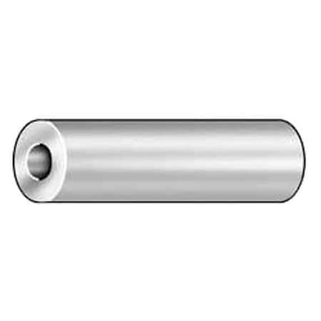 Spacer, #8 Screw Size, Plain Aluminum, 5/8 in Overall Lg, 0.166 in Inside Dia, 10 PK