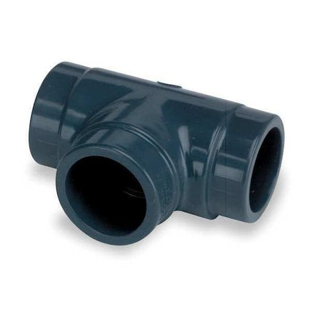 PVC Tee, Socket x Socket x Socket, 4 in Pipe Size