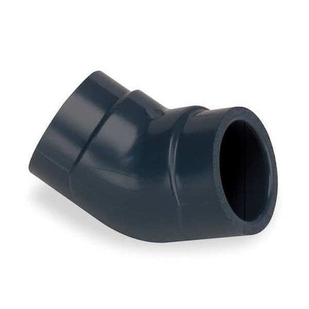 PVC Elbow, 45 Degrees, Socket x Socket, 2 in Pipe Size