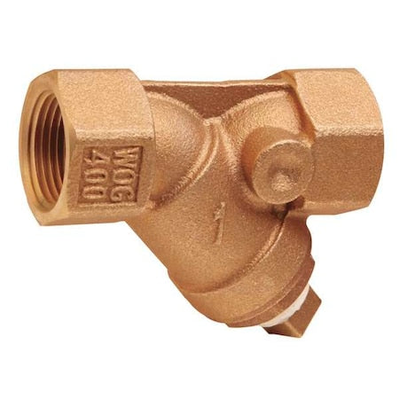 Y Strainer, 3/8" Pipe, FNPT x FNPT, Bronze, 400 psi at 210 Degrees F, 125 psi at 353 Degrees F