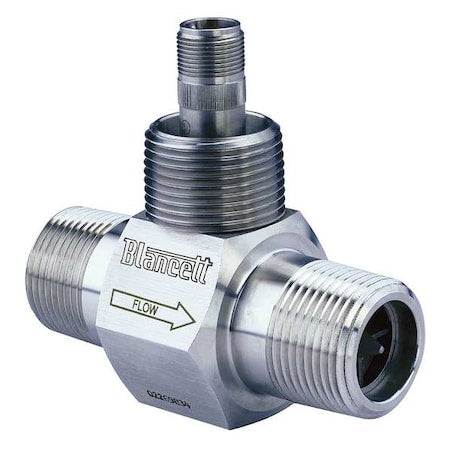 Flowmeter, Turbine, 7.5GPM, 1 In MNPT