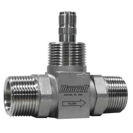 Flowmeter,Turbine,180 GPM,2 In MNPT