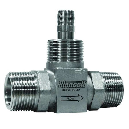 Flowmeter,Turbine,50GPM,1 In MNPT
