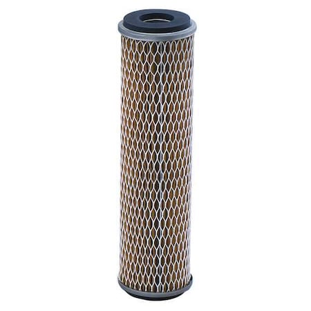 Pleated Filter Cartridge, 7 gpm, 5 Micron, 2-1/2" O.D., 9 5/8 in H