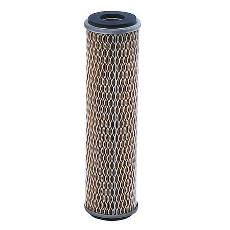 Pleated Filter Cartridge, 21 gpm, 5 Micron, 2-1/2" O.D., 29 5/8 in H