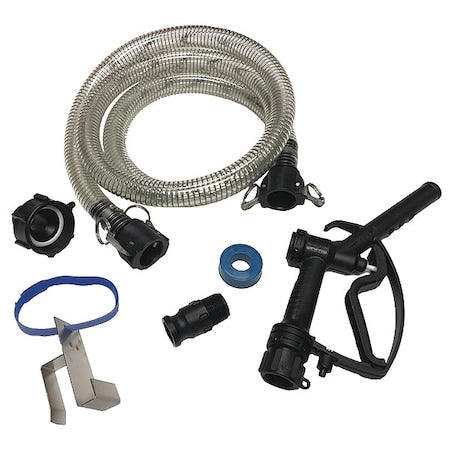 Hose Kit,Dia.1 In,Polypropylene,8 GPM