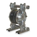 Double Diaphragm Pump, 316 Stainless Steel, Air Operated, PTFE, 12 GPM